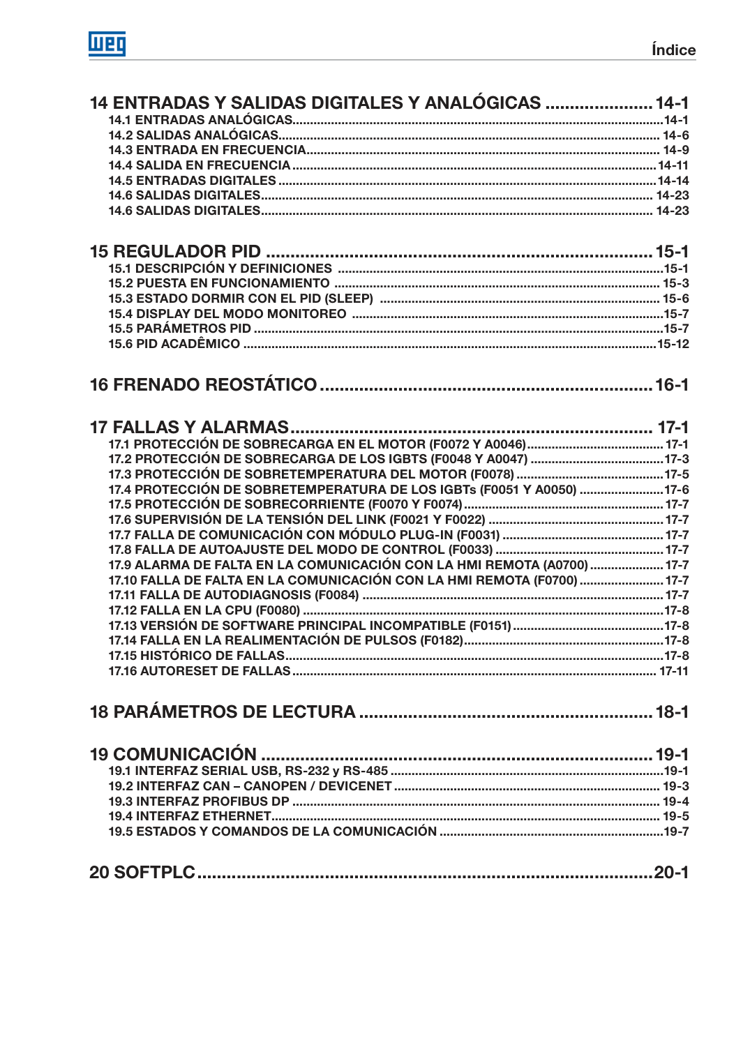 Manual CFW500 - página 7